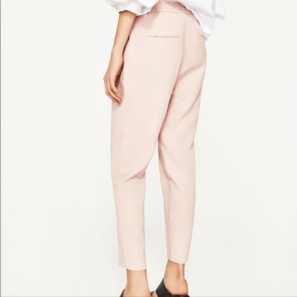 Zara basic collection pleated trousers with pockets | size S - Picture 2 of 5